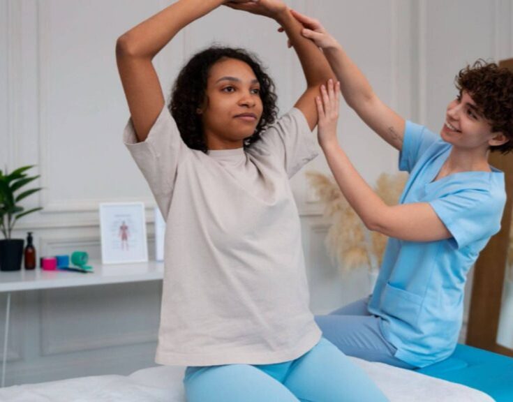 Postural assessment and correction session